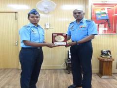 
      
      IAF felicitates Shikha Pandey for stellar performance in...
      
      