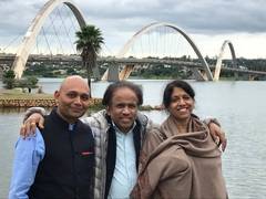 
      
      Dr. L. Surbramaniam, Abhay K. and Kavita Krishnamurti to...
      
      