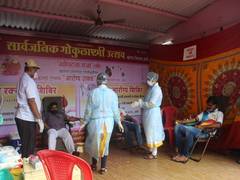 
    Unique Dahi-Handi: Health, blood donation camps replace human pyramids this Janamashtmi due to pandemic
    