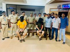
      
      Goa Police busts cannabis nursery, arrests two Russian nationals
      
      