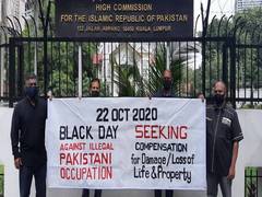 
      
      Protest in Malaysia against Pakistan's invasion of J-K in...
      
      