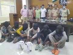 
      
      Six wanted criminals arrested with illegal arms in Haryana's Jind
      
      