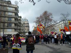 
      
      Protest outside China embassy in France against Tibetan...
      
      