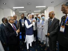 
      
      PM Modi meets community leaders, mukhtijoddhas, youth...
      
      