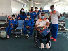 
      
      First batch of Indian athletes arrive in Tokyo for Paralympics
      
      