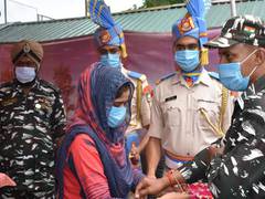 
      
      Local girls turn up at battalions of Srinagar sector to...
      
      