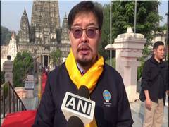 
      
      Mongolian delegation visits Mahabodhi temple in Bihar
      
      