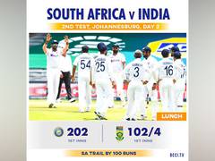 
      
      SA Vs Ind, 2nd Test: Shardul's triple blow jolts hosts after...
      
      
