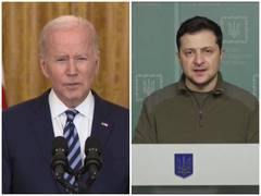 
      
      Biden speaks to Ukrainian President as Russia intensifies shelling
      
      