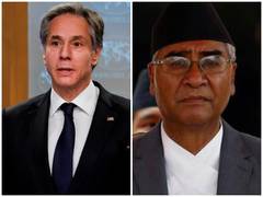 
      
      Blinken speaks to Nepal PM, discusses Russia's unprovoked...
      
      