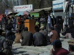 
      
      Natives of Baltistan protests against Pakistan administration
      
      