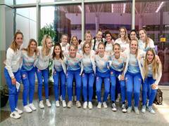 
      
      Netherlands Women's Hockey Team arrive in Bhubaneswar
      
      