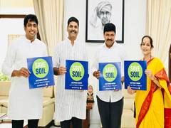 
      
      Soil is Vital for Human beings and plants: Telangana MP Santosh
      
      