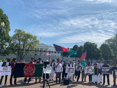 
      
      Afghan diaspora in US hold protest against Pak
      
      