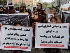 
      
      Protests held against forced disappearances in Balochistan on Eid
      
      