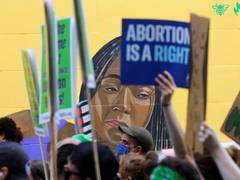 
      
      Thousands gather for pro-abortion rights rally in Los Angeles
      
      