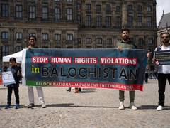 
      
      Baloch activists hold protest against 1998 nuclear blasts s
      
      