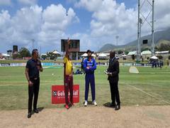 
      
      India win toss, opt to bowl against West Indies in third T20I
      
      