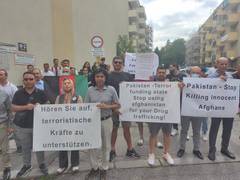 
      
      Afghan diaspora protests to mark one year of Kabul takeover
      
      