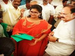 
      
      Vice President's granddaughter vows to cut down on her...
      
      