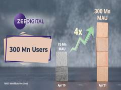 
      
      ZEE Digital crosses 300 million Monthly Active Users; grows...
      
      