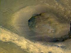 
      
      Lava-like mud flows on Mars
      
      