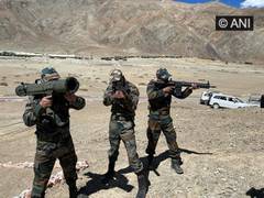 
      
      Indian Army troops get American, Swiss rifles on China border
      
      