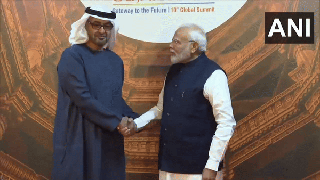 
      
      UAE Prez Al Nahyan meets PM Modi in Gandhinagar as Vibrant Gujara
      
      
