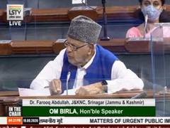 
      
      Article 370 should be restored for peace in J-K: Farooq Abdullah
      
      