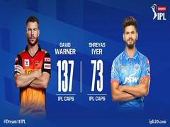 
      
      IPL 13: Delhi Capitals wins toss, opts to bowl first against SRH
      
      