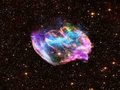 
      
      Research team discovers unique supernova explosion
      
      