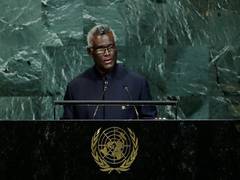 
      
      China and Solomon Islands sign security pact
      
      