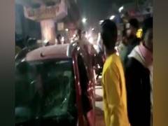 
      
      Cop thrashed by mob after his car collided with bike in UP's...
      
      