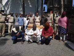 
      
      120 kg cannabis seized in Andhra's Krishna, 4 held
      
      