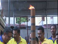 
      
      Madurai fans root for India's WC win in a unique way
      
      
