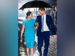 
      
      Meghan Markle, Prince Harry pose together for the first time...
      
      