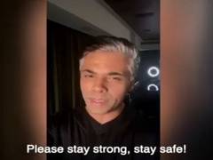 
      
      Karan Johar shares special message of gratitude to corona...
      
      