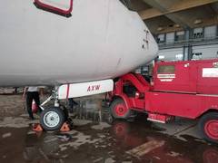 
      
      Air India Express aircraft parked at Mumbai airport damaged...
      
      