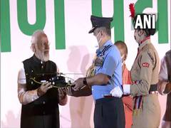 
      
      PM Modi hands over indigenously developed Light Combat...
      
      