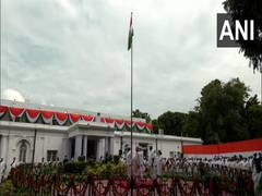 
      
      Congress leader Ambika Soni hoists flag at AICC headquarters
      
      