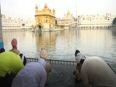 
      
      Amritsar: Devotees offer prayers, take holy dip at Golden...
      
      