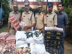 
      
      Andhra police conducts raids, seizes banned tobacco products...
      
      