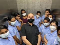 
      
      'Empowered individual': Anupam Kher's new definition of nurses
      
      