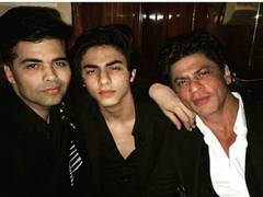 
      
      Karan Johar shares all smiles picture with SRK post Aryan...
      
      