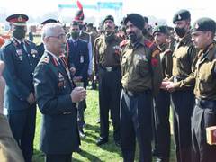 
      
      Gen Naravane felicitates all contingents, participants of...
      
      