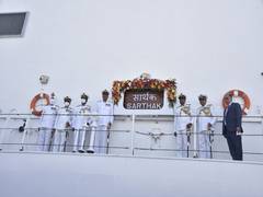 
      
      Indian Coast Guard Ship 'Sarthak' dedicated to the nation
      
      