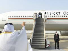 
      
      PM Modi leaves UAE after brief stopover at Abu Dhabi  
      
      