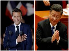 
      
      Xi congratulates Macron on re-election as French president
      
      