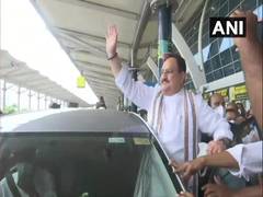 
      
      Goa CM, Goa BJP President welcome BJP chief JP Nadda in...
      
      