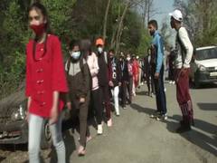 
      
      'Save Jhelum' trek organised for children in J-K's Srinagar 
      
      